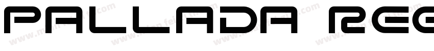 Pallada Regular字体转换